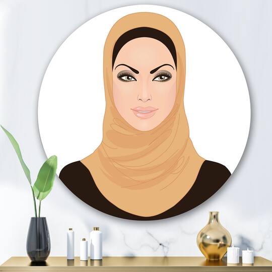 Designart - Portrait of Muslim Woman In Traditional Hijab